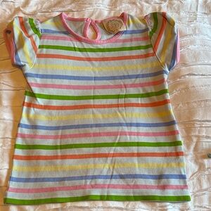 The Beaufort Bonnet Company Rainbow Striped Tee